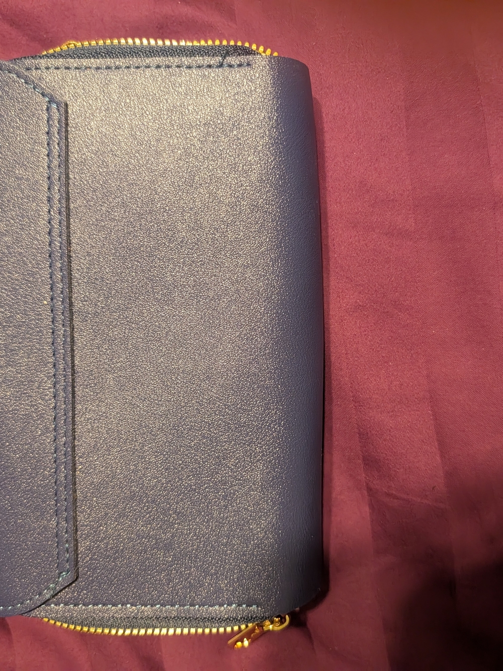 Women’s Navy Zip-Closure  Wallet